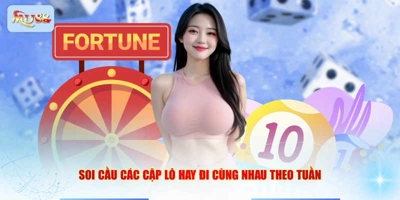 Soi cầu các cặp lô hay đi cùng nhau theo tuần
